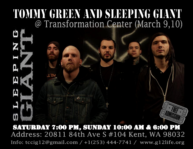 Youth Conference with Tommy Green and Sleeping Giant Rock Band (March 9, 10 2013)