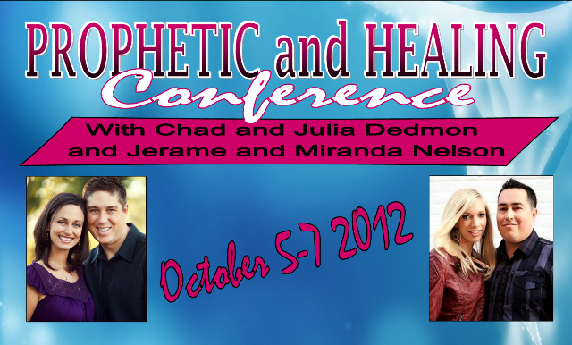 Конференция "Prophetic and Healing" Чад Дедмон и Джереми Нельсон 2012