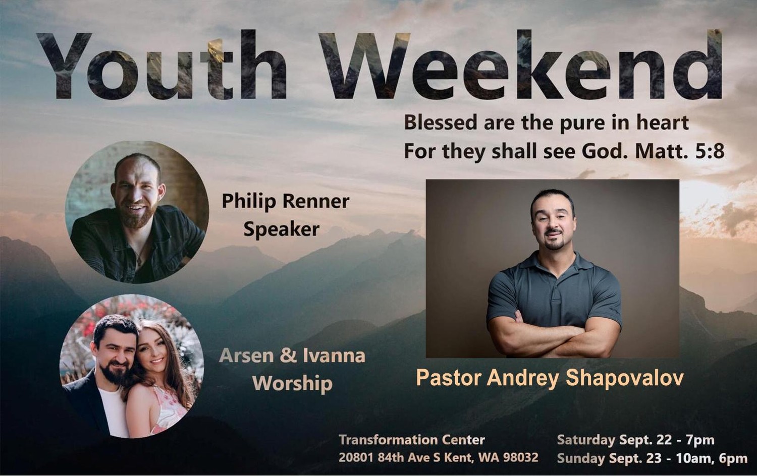Transformation Center Youth Conference (September 22-23 2018)