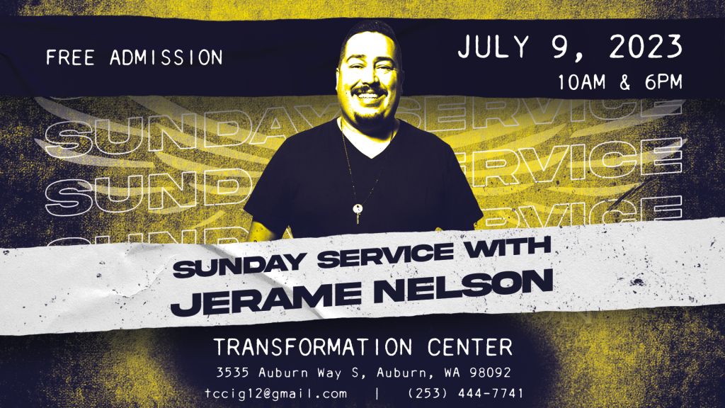 Воскресное служение с участием Джереми Нельсона (Июль 9, 2023) | Sunday service with Jerame Nelson (July 9, 2023)